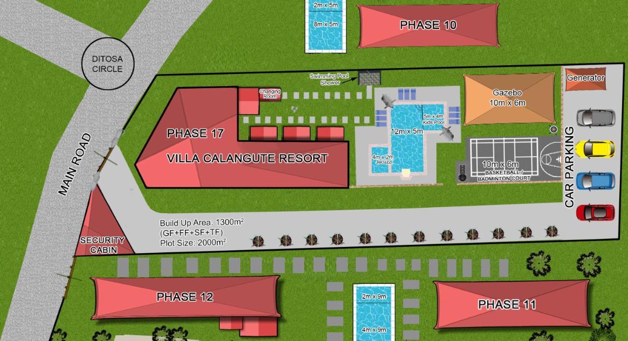 Villa Calangute Phase 11 Luaran gambar