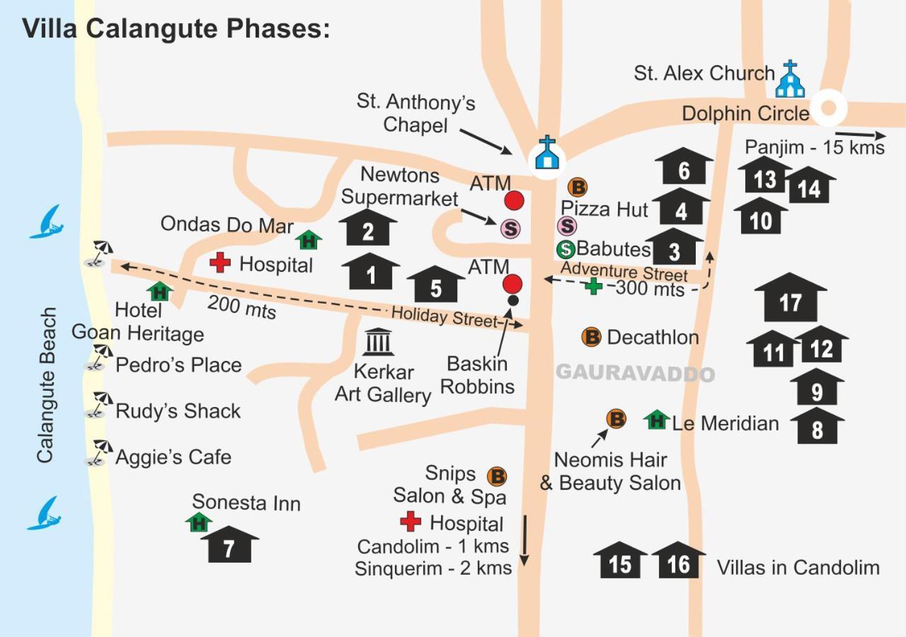 Villa Calangute Phase 11 Luaran gambar